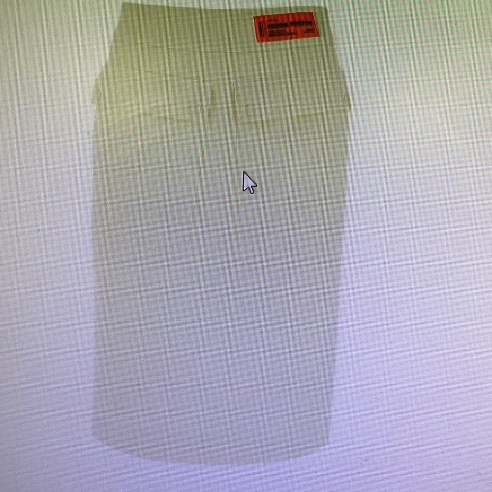 Cream Heron Preston Pencil Skirt